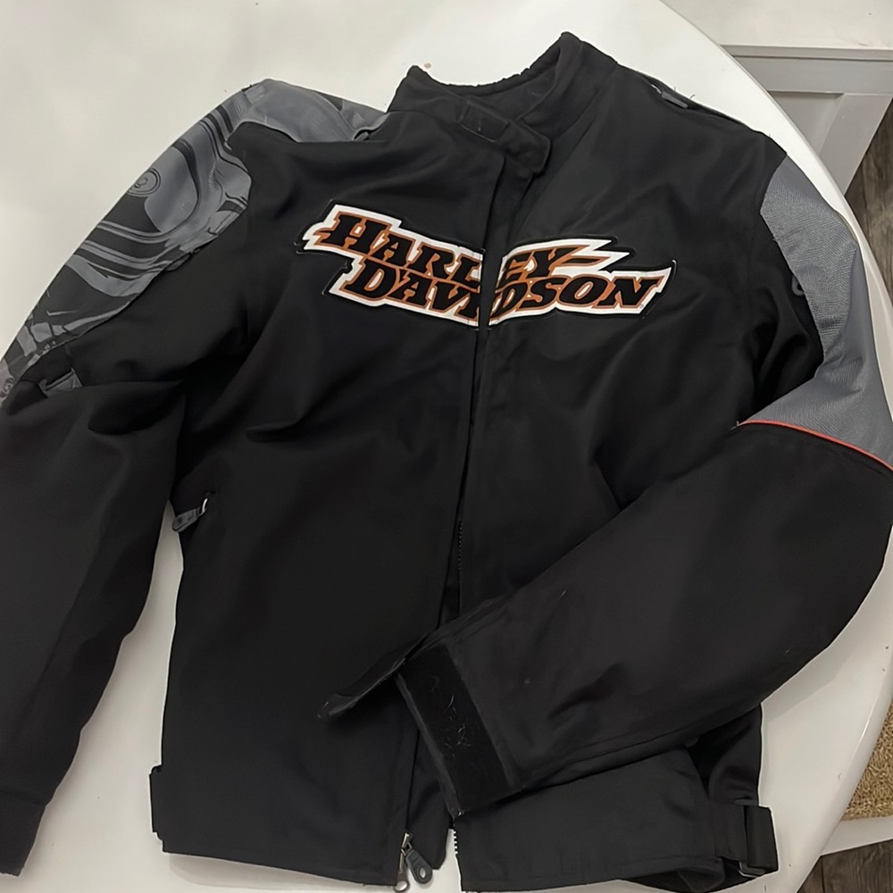 Harley Davidson motorcycle riding jacket